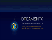 Tablet Screenshot of dreamsnfx.com